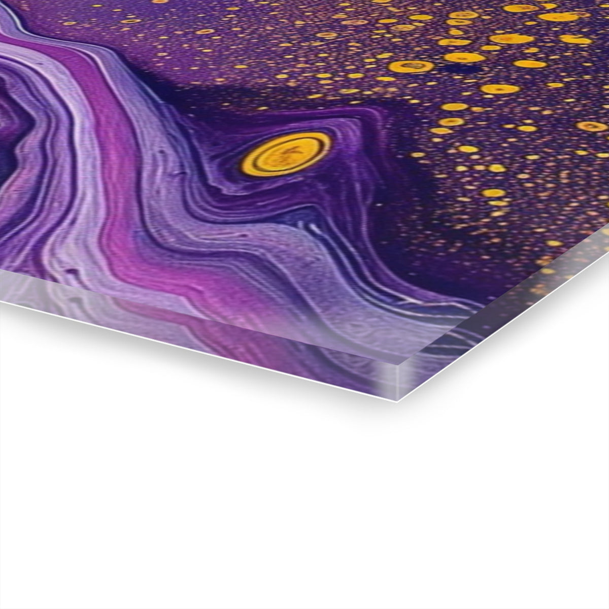 Amethyst Dust Acrylic Print - JG Visual Arts