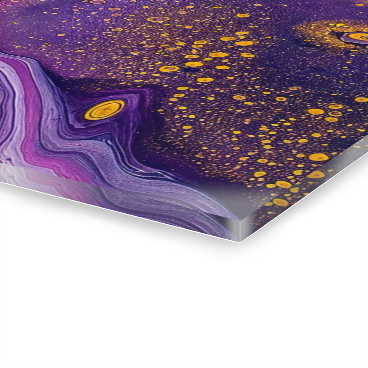 Amethyst Dust Acrylic Print - JG Visual Arts