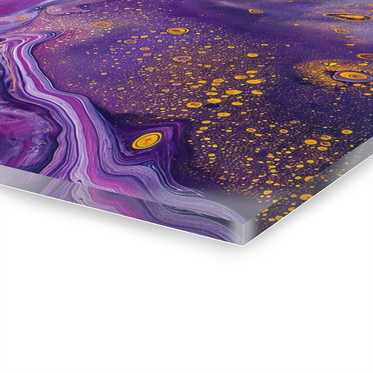 Amethyst Dust Acrylic Print - JG Visual Arts