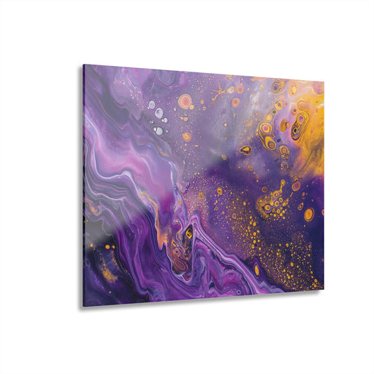 Amethyst Dust Acrylic Print - JG Visual Arts
