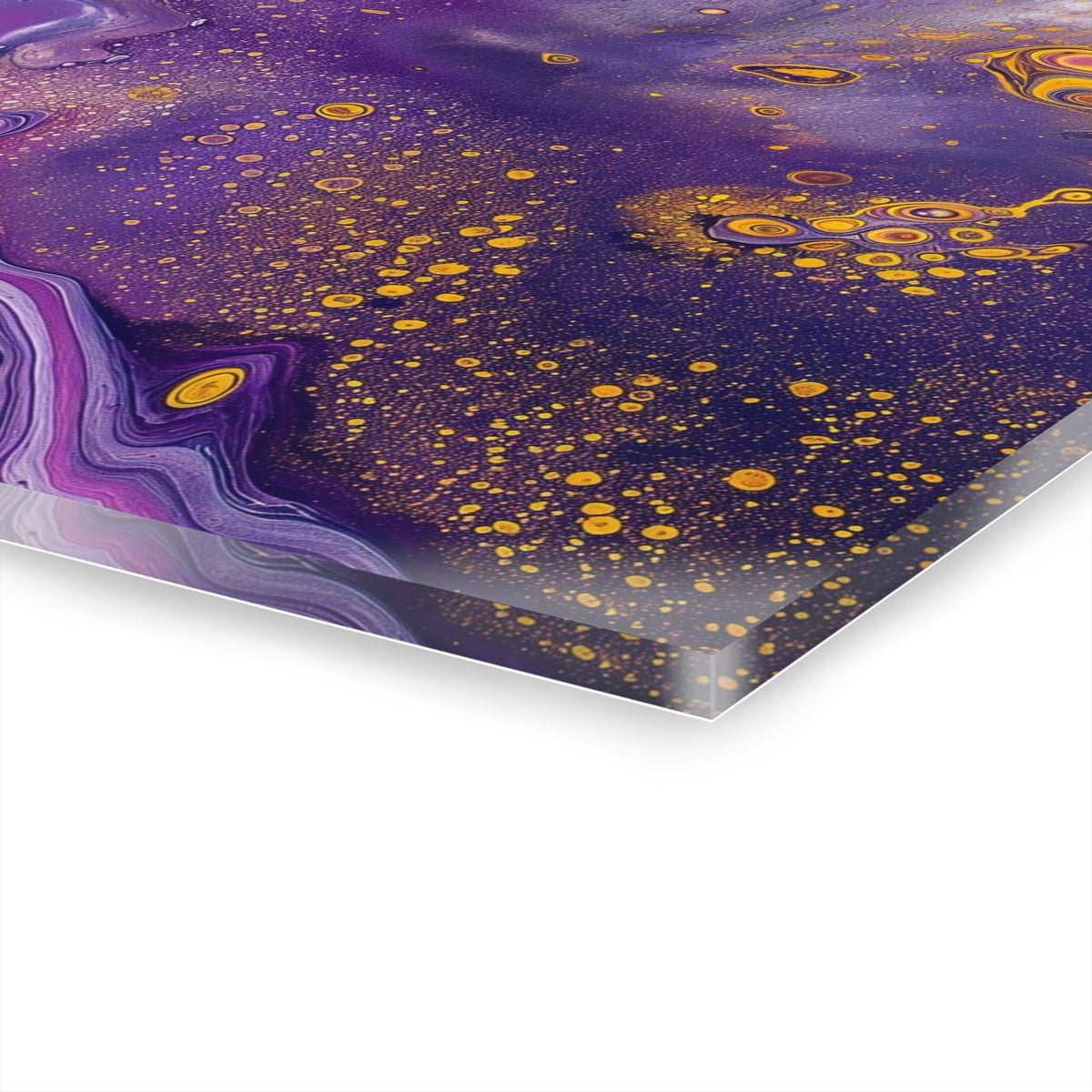 Amethyst Dust Acrylic Print - JG Visual Arts