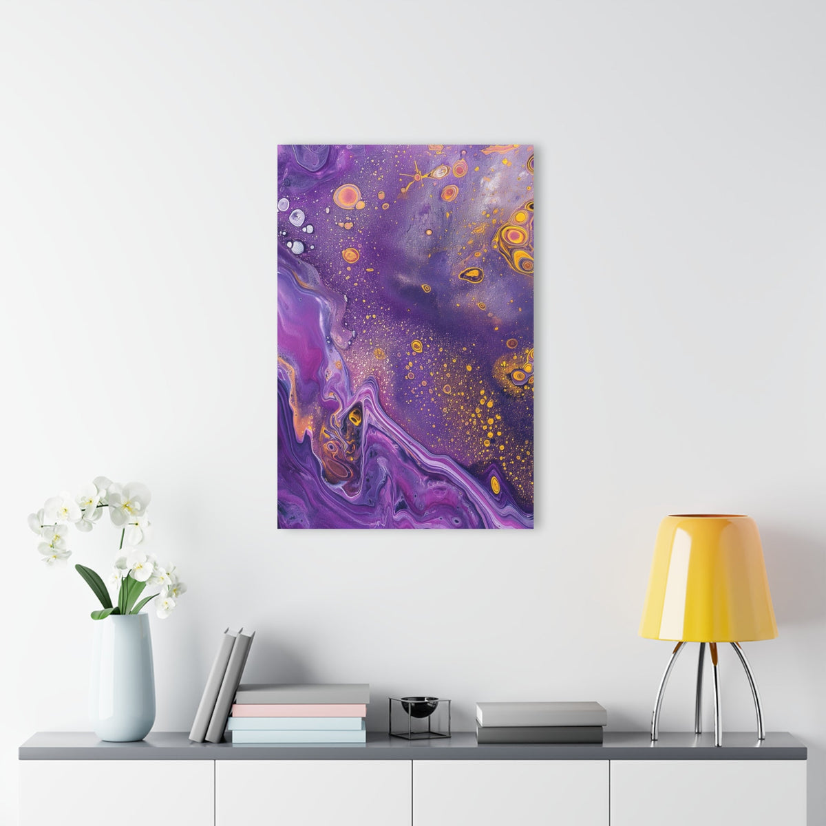 Amethyst Dust Acrylic Print - JG Visual Arts