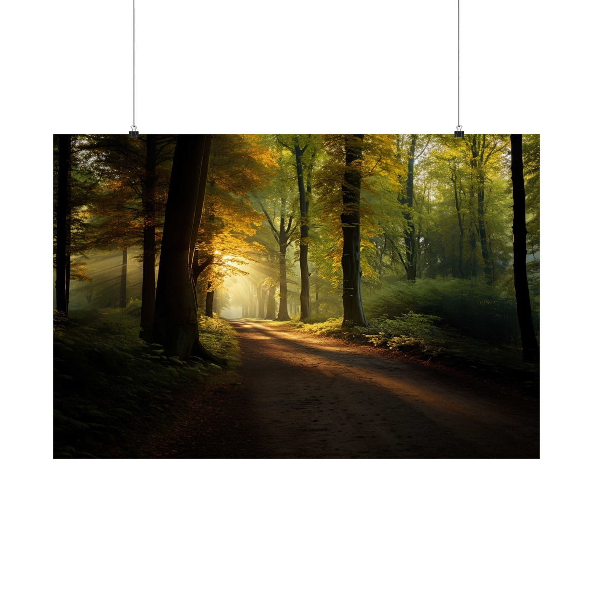 Autumn Corridor Poster - JG Visual Arts