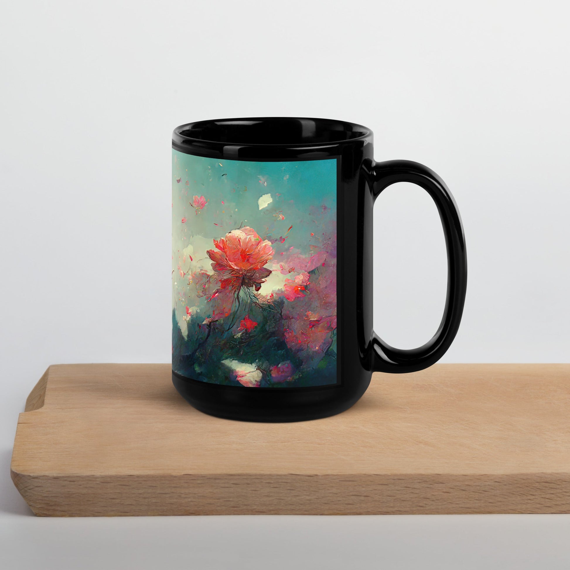 Black Glossy Mug - JDG Visual Arts