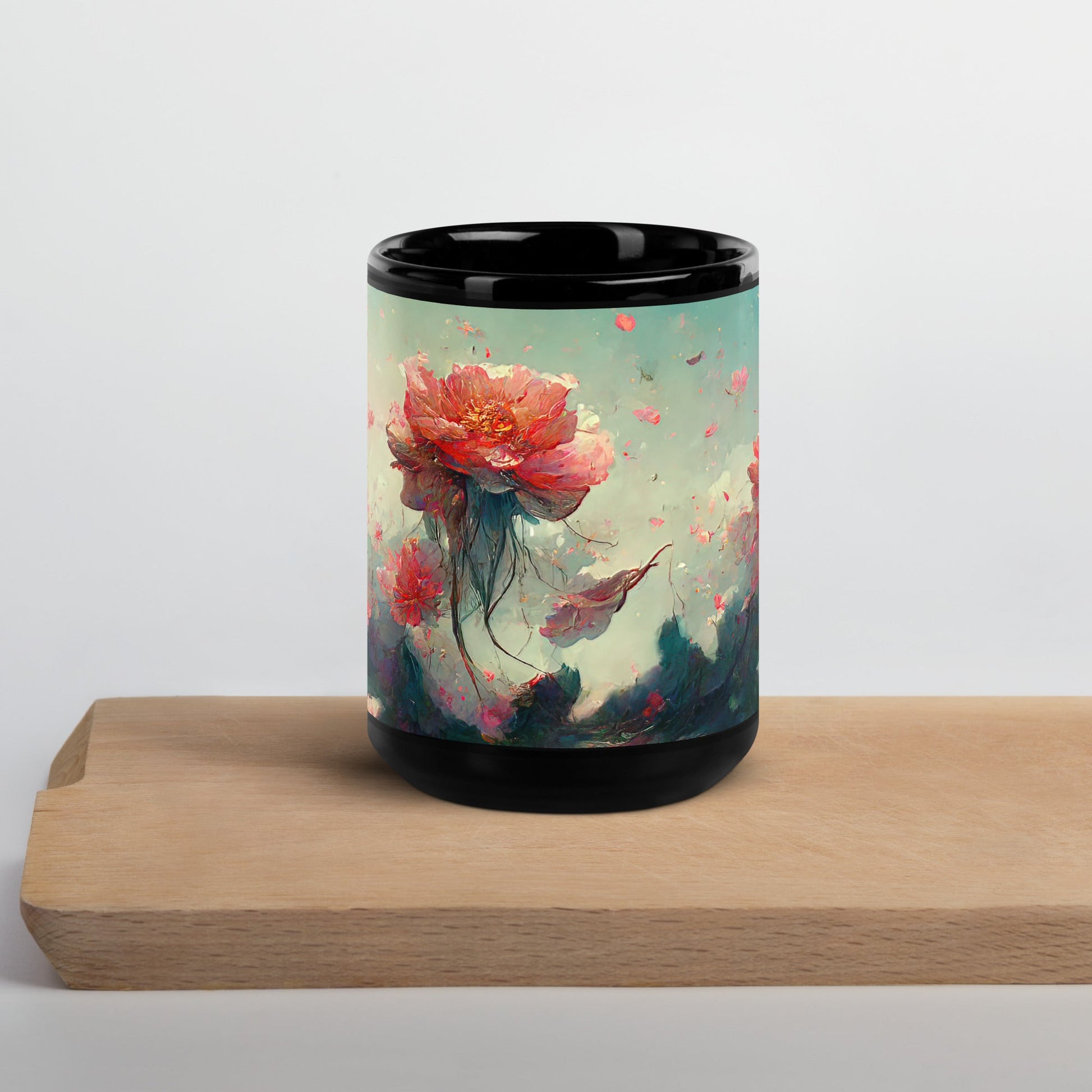 Black Glossy Mug - JDG Visual Arts