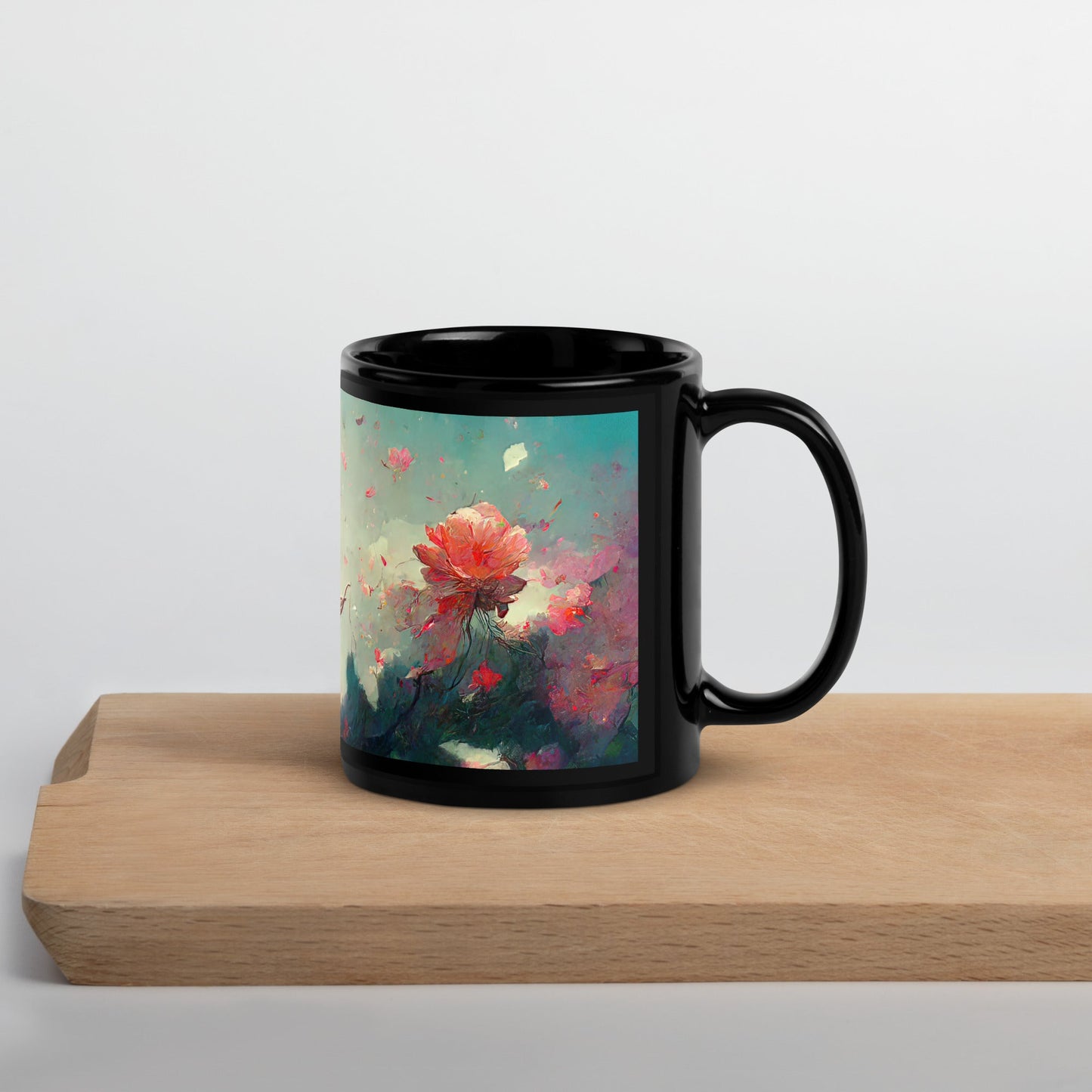 Black Glossy Mug - JDG Visual Arts