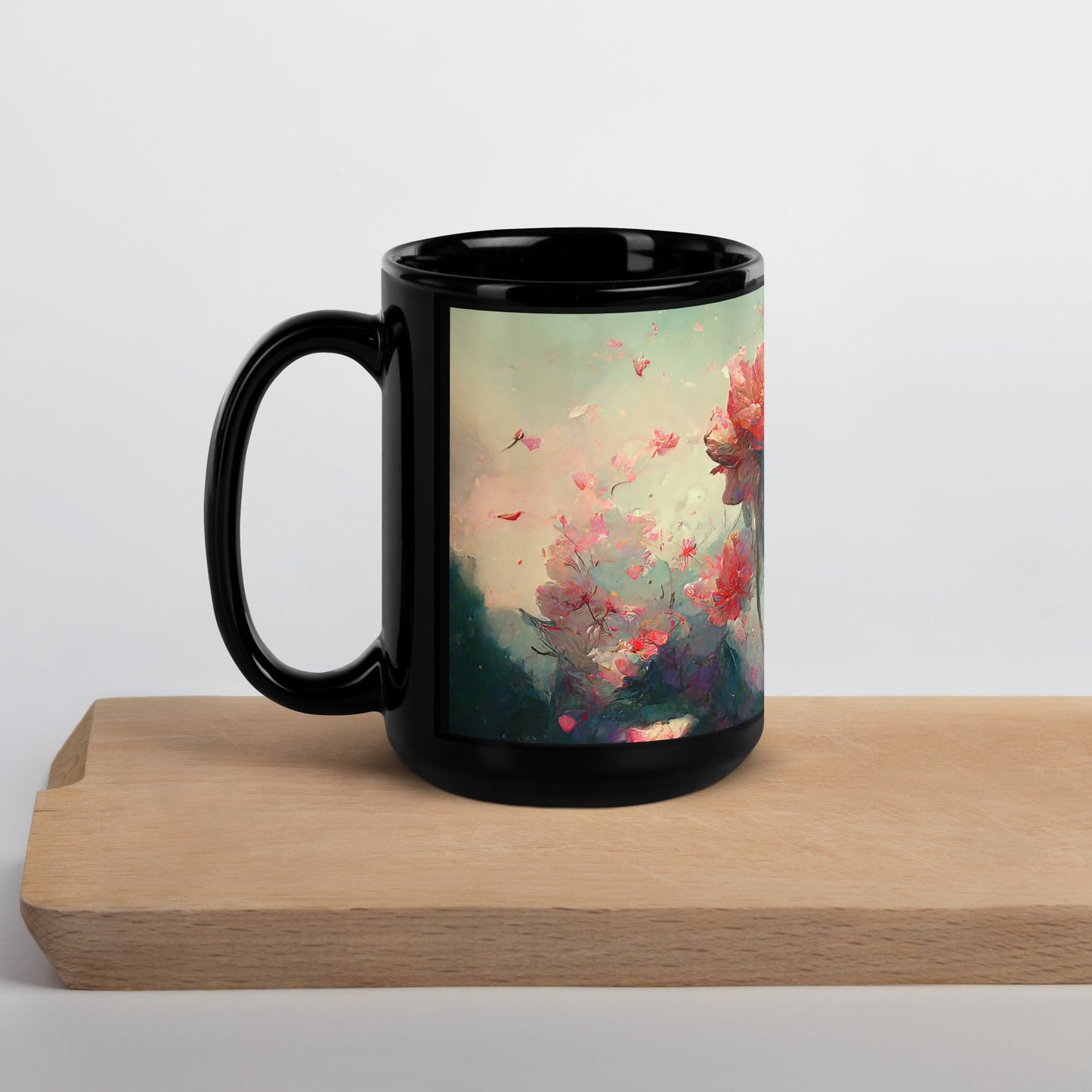 Black Glossy Mug - JDG Visual Arts