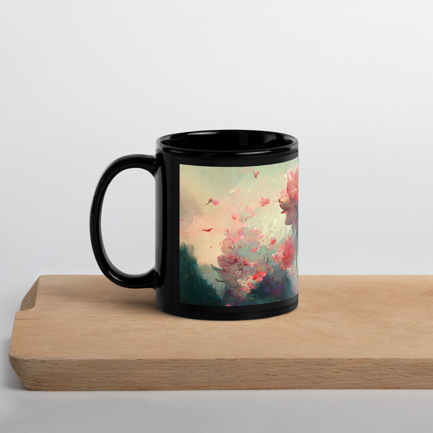 Black Glossy Mug - JDG Visual Arts