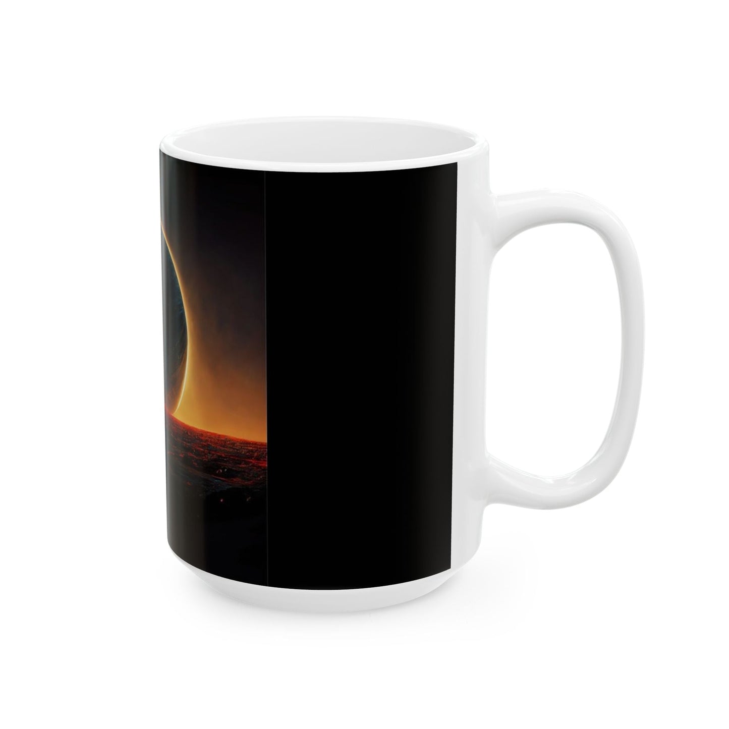 Black Sun Mug (Glossy) - JG Visual Arts