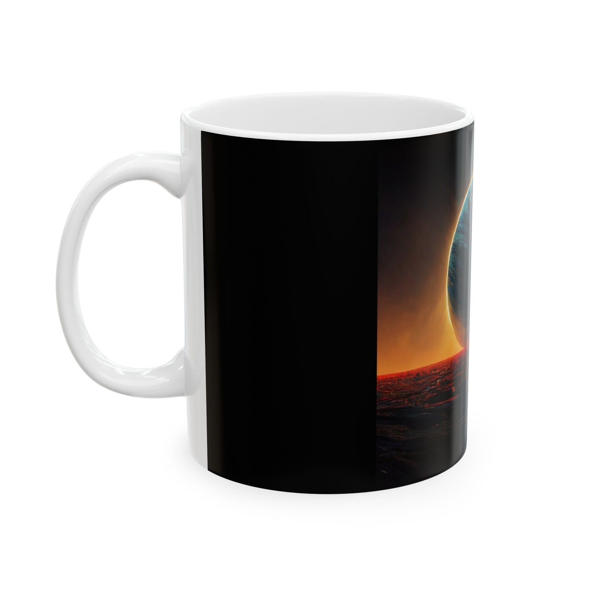 Black Sun Mug (Glossy) - JG Visual Arts