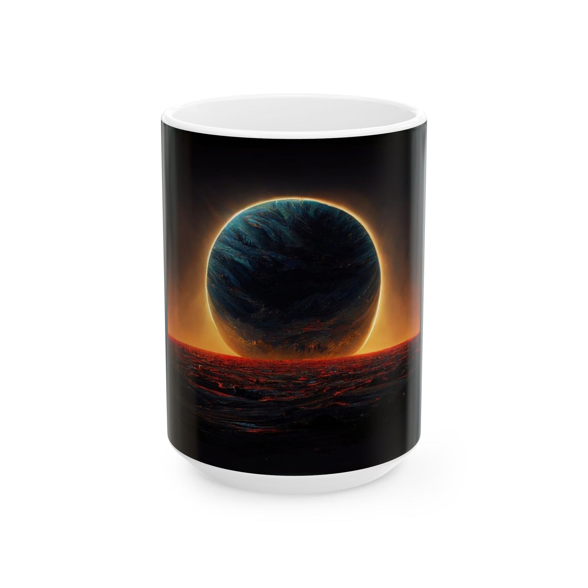 Black Sun Mug (Glossy) - JG Visual Arts