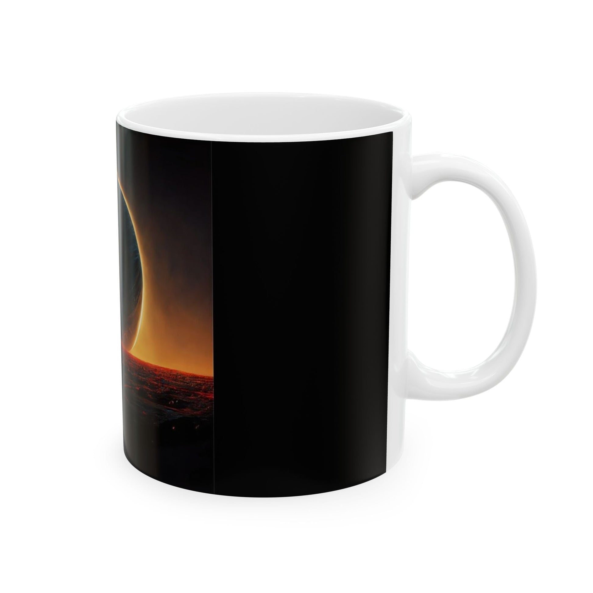 Black Sun Mug (Glossy) - JG Visual Arts