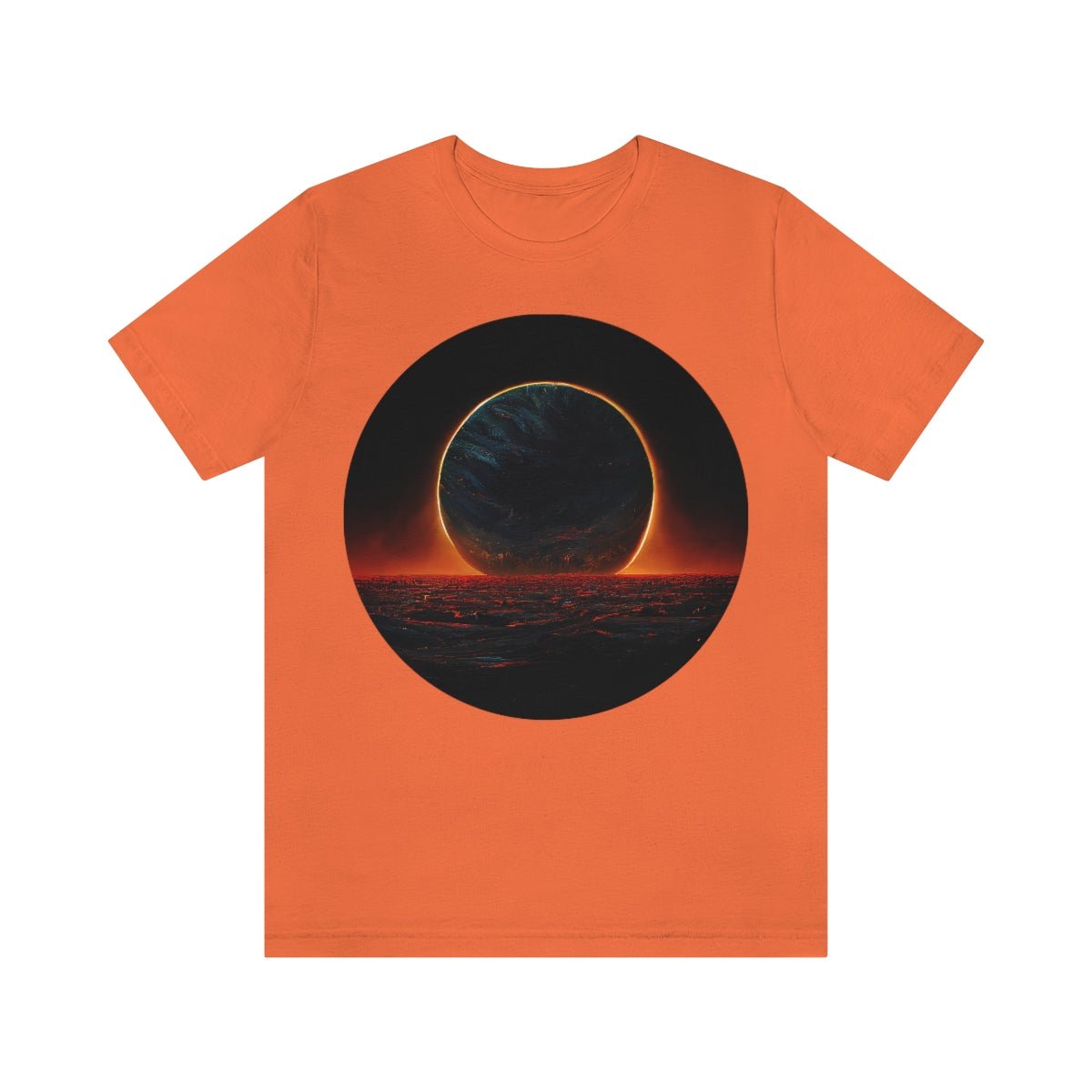 Black Sun T-Shirt - Unisex Jersey Short Sleeve Tee - JDG Visual Arts