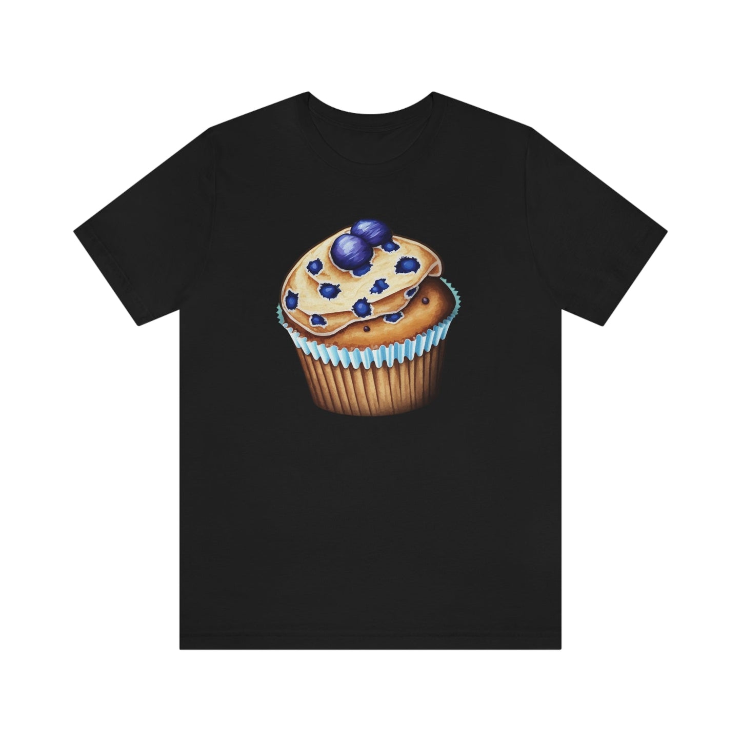 Blueberry Muffin - Unisex Short Sleeve Tee - JDG Visual Arts