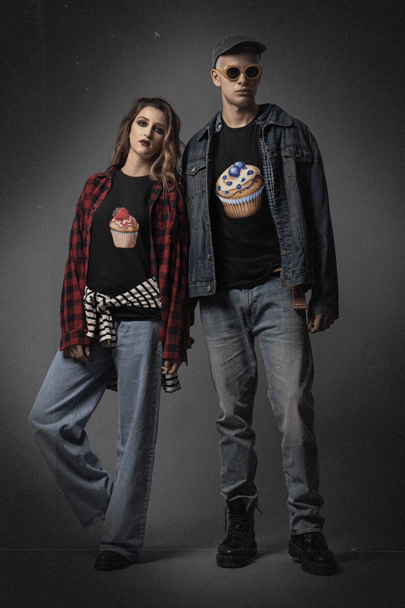 Blueberry Muffin - Unisex Short Sleeve Tee - JDG Visual Arts