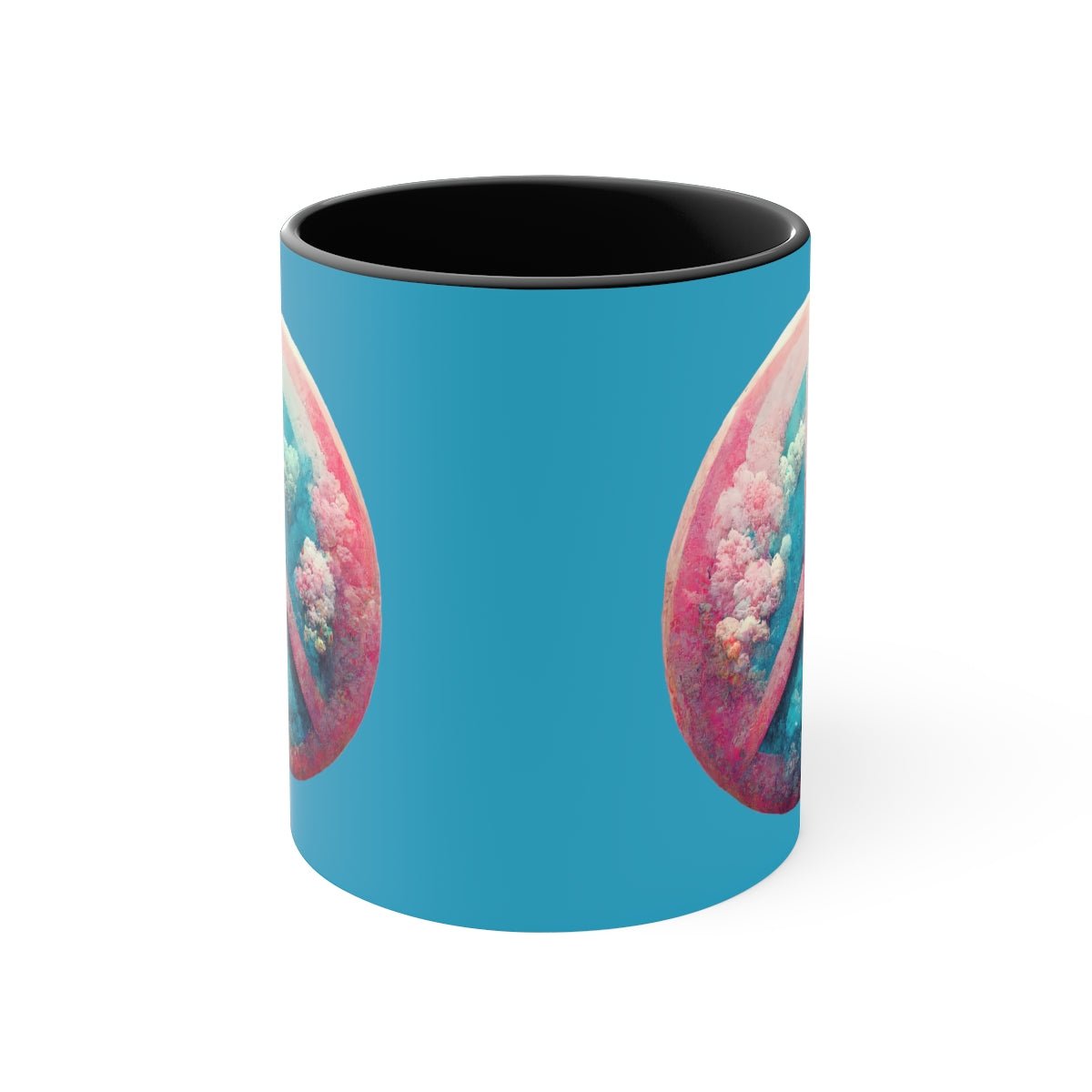 "Bubblegum Peace" Accent Coffee Mug, 11oz - JDG Visual Arts