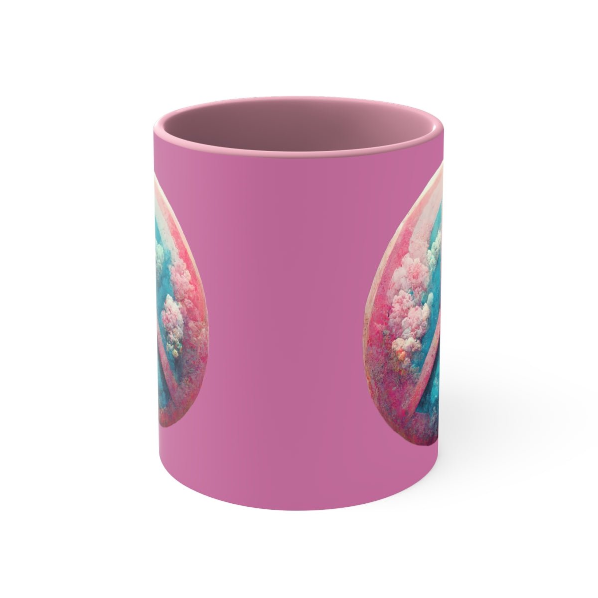 "Bubblegum Peace" Accent Coffee Mug, 11oz - JDG Visual Arts