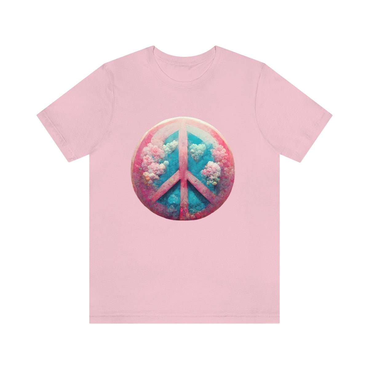 "Bubblegum Peace" - Unisex Jersey Short Sleeve Tee - JDG Visual Arts