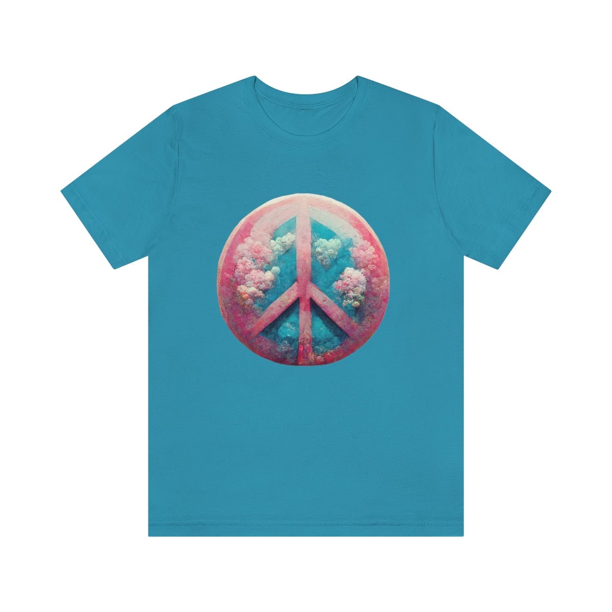 "Bubblegum Peace" - Unisex Jersey Short Sleeve Tee - JDG Visual Arts