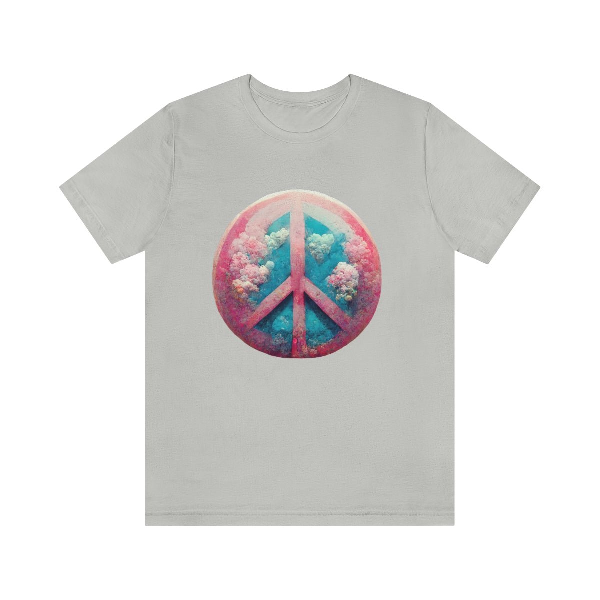 "Bubblegum Peace" - Unisex Jersey Short Sleeve Tee - JDG Visual Arts