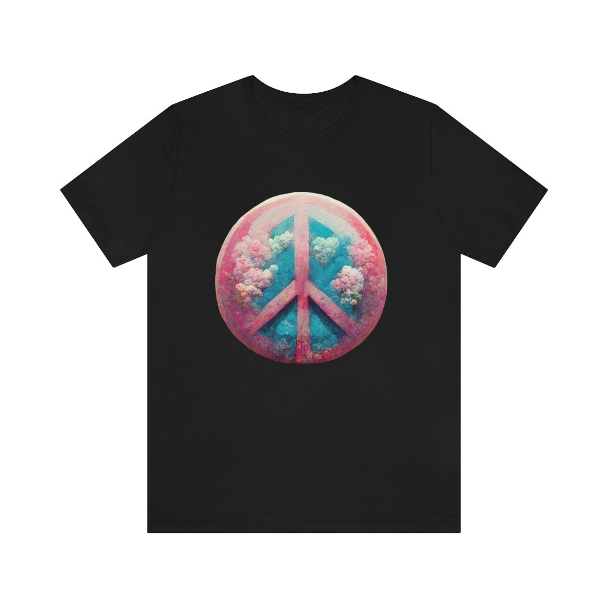 "Bubblegum Peace" - Unisex Jersey Short Sleeve Tee - JDG Visual Arts