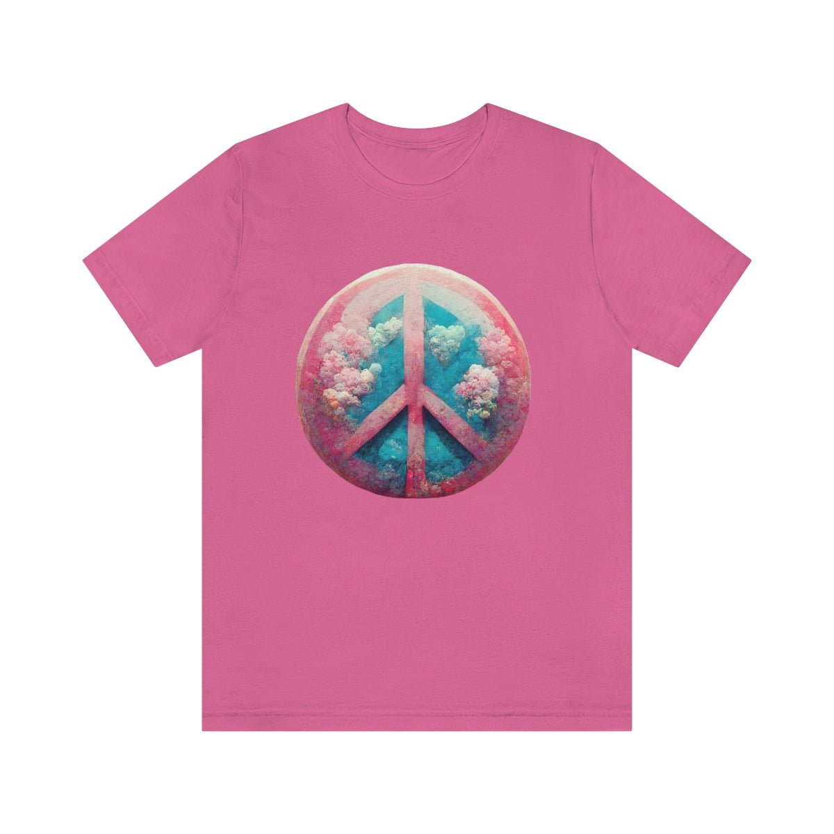 "Bubblegum Peace" - Unisex Jersey Short Sleeve Tee - JDG Visual Arts