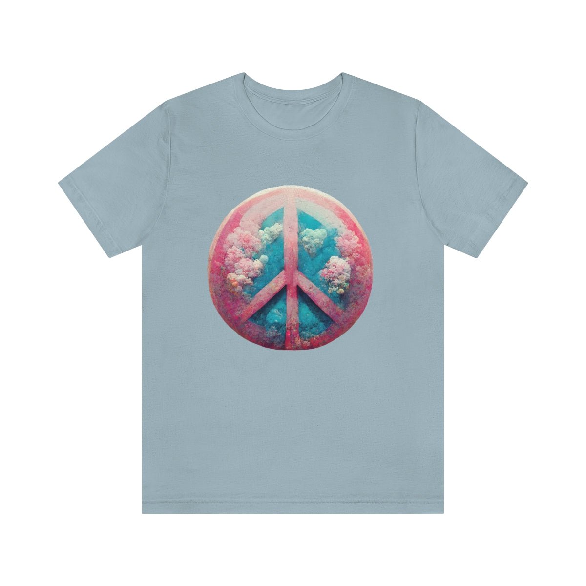 "Bubblegum Peace" - Unisex Jersey Short Sleeve Tee - JDG Visual Arts