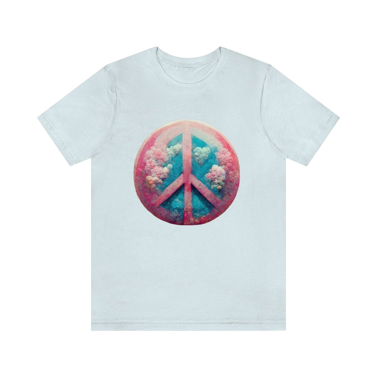 "Bubblegum Peace" - Unisex Jersey Short Sleeve Tee - JDG Visual Arts