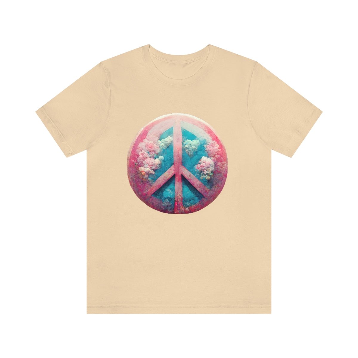 "Bubblegum Peace" - Unisex Jersey Short Sleeve Tee - JDG Visual Arts