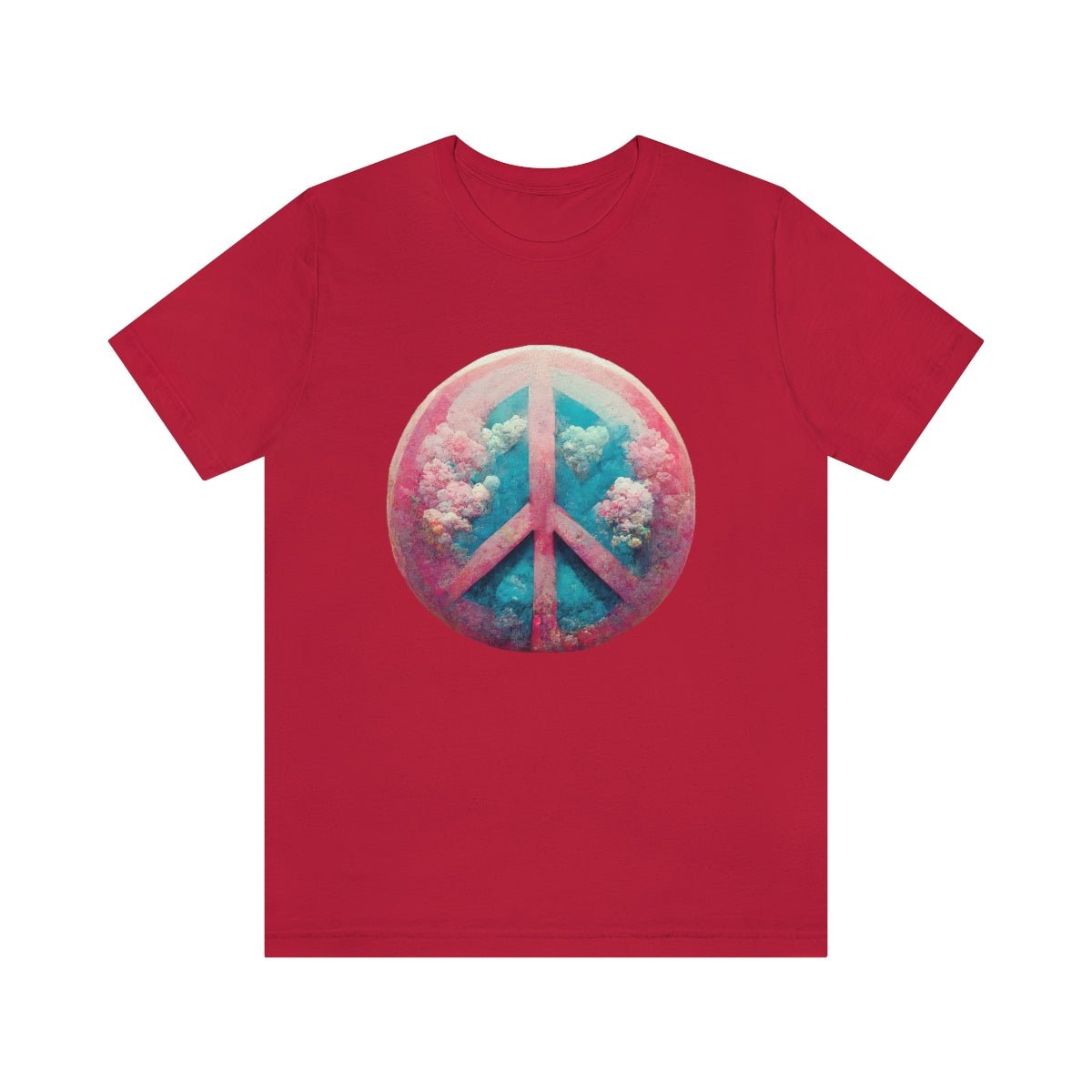 "Bubblegum Peace" - Unisex Jersey Short Sleeve Tee - JDG Visual Arts