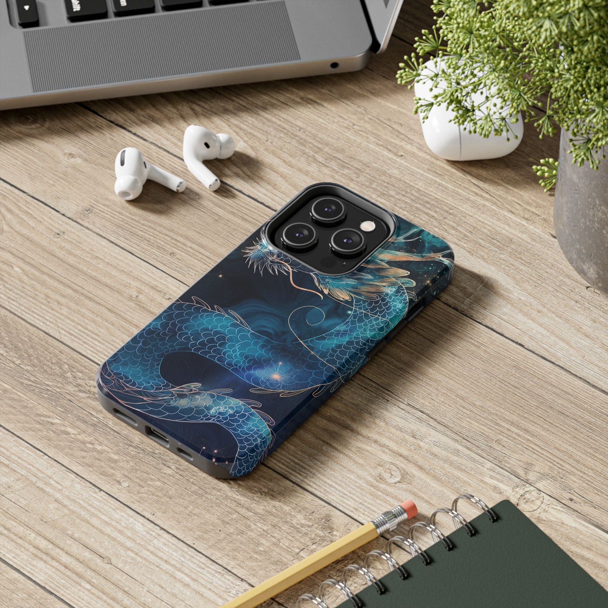 Celestial Dragon — Constellation Phone Case - JDG Visual Arts