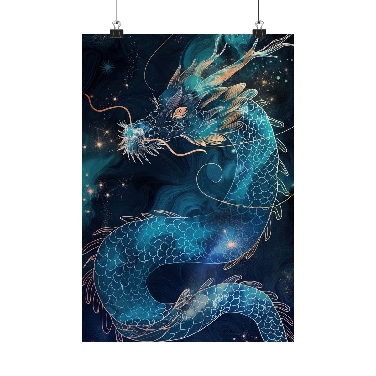 Celestial Dragon Poster - JG Visual Arts