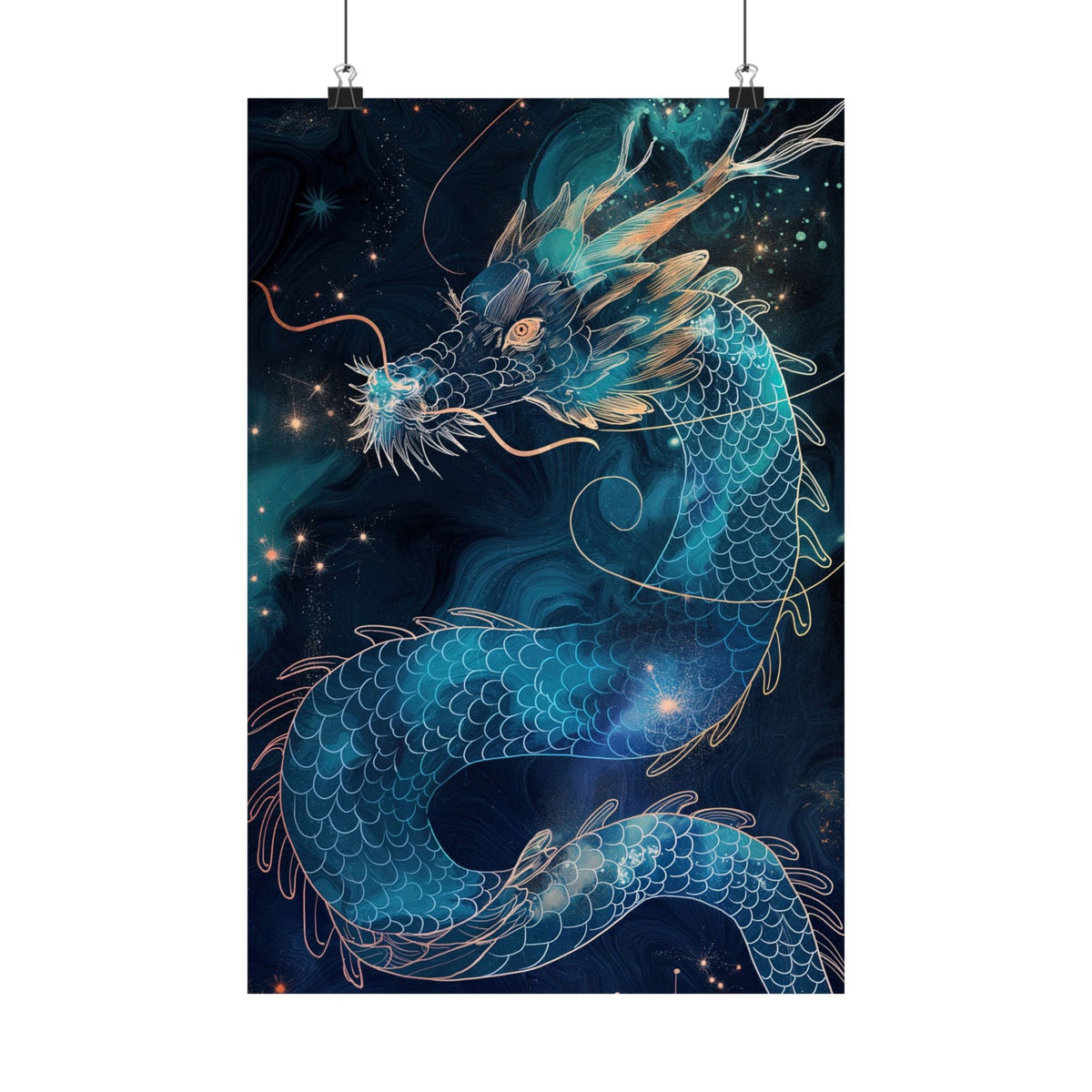 Celestial Dragon Poster - JG Visual Arts
