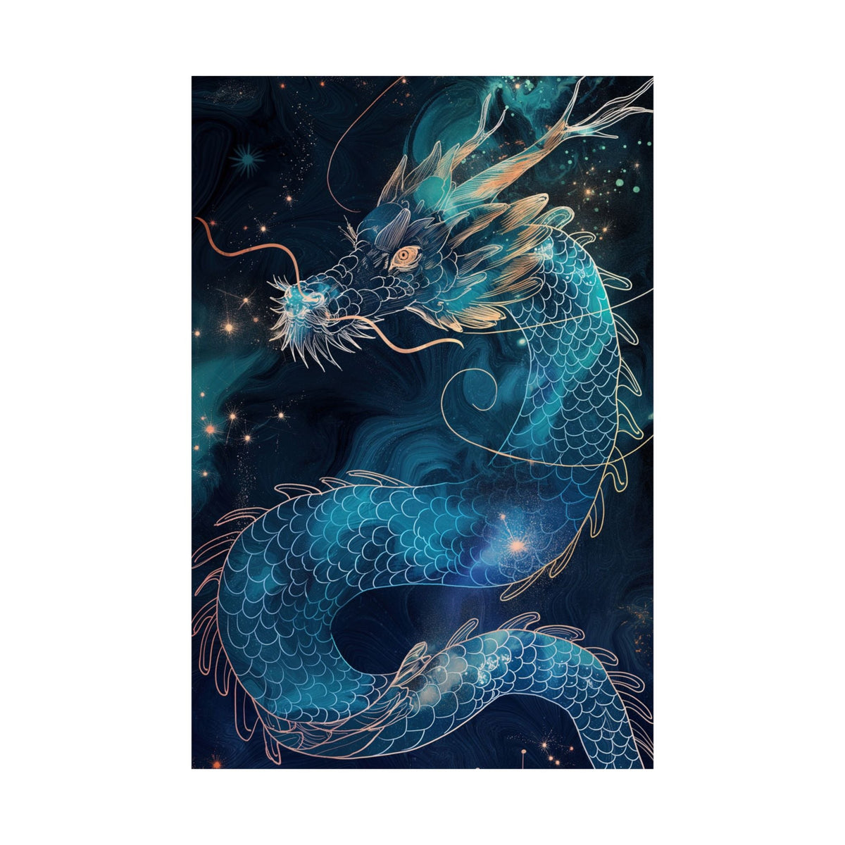 Celestial Dragon Poster - JG Visual Arts
