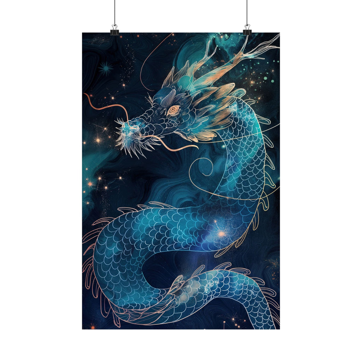 Celestial Dragon Poster - JG Visual Arts