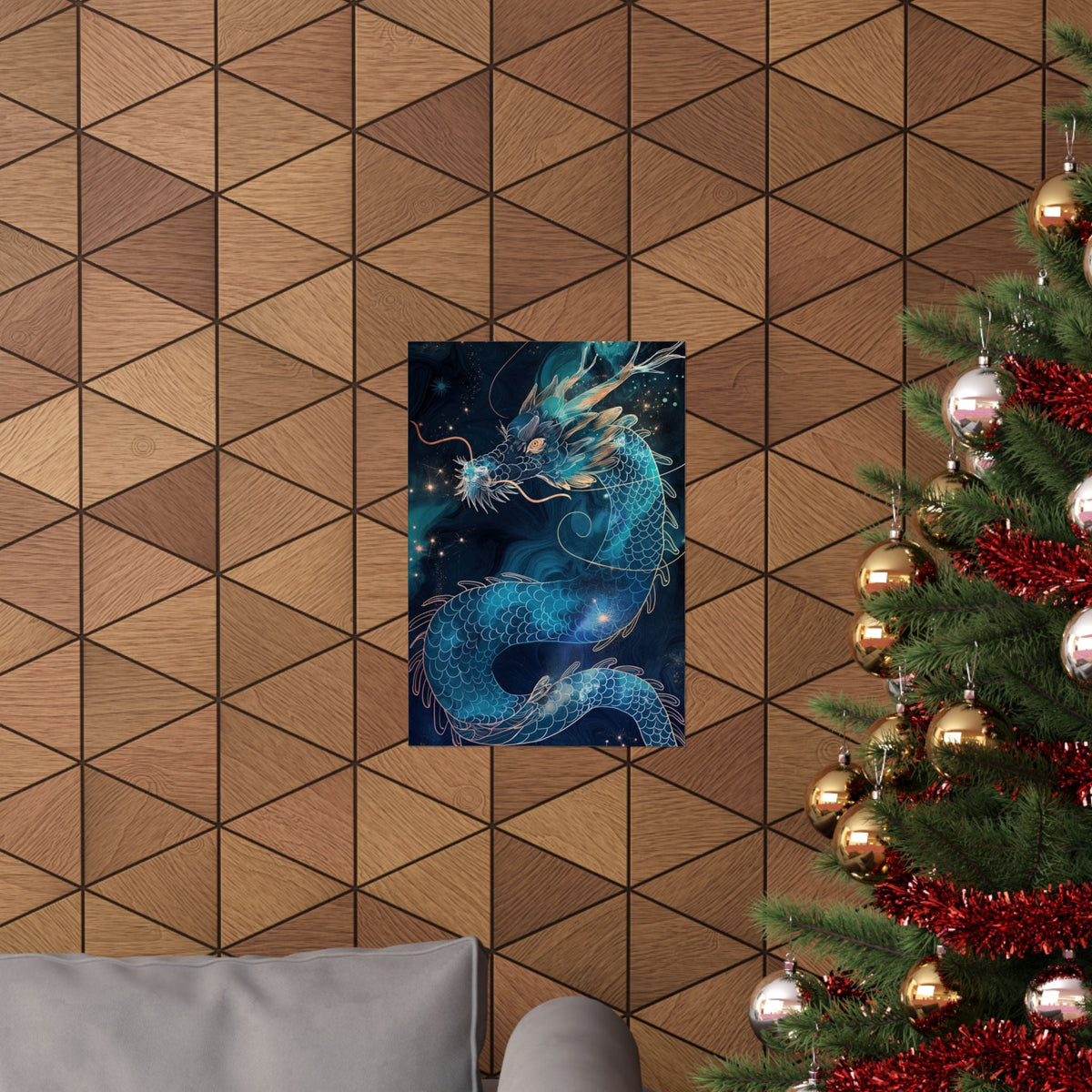 Celestial Dragon Poster - JG Visual Arts