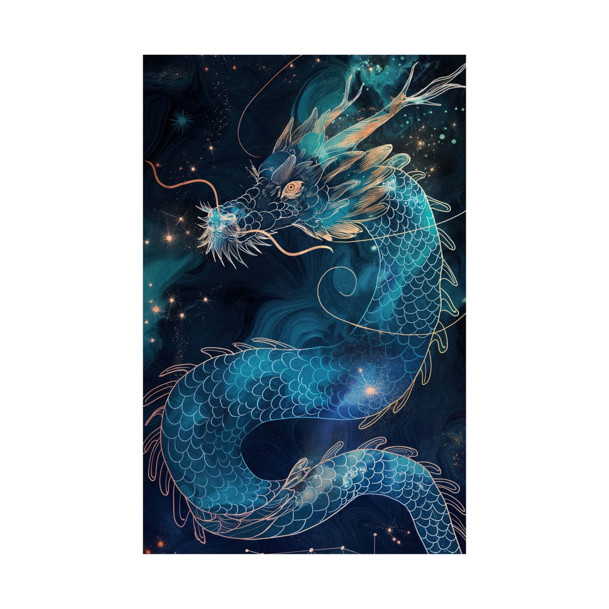 Celestial Dragon Poster - JG Visual Arts