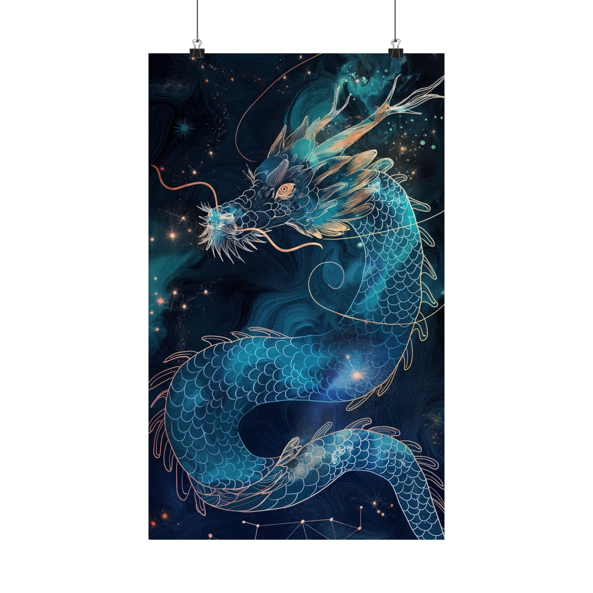 Celestial Dragon Poster - JG Visual Arts