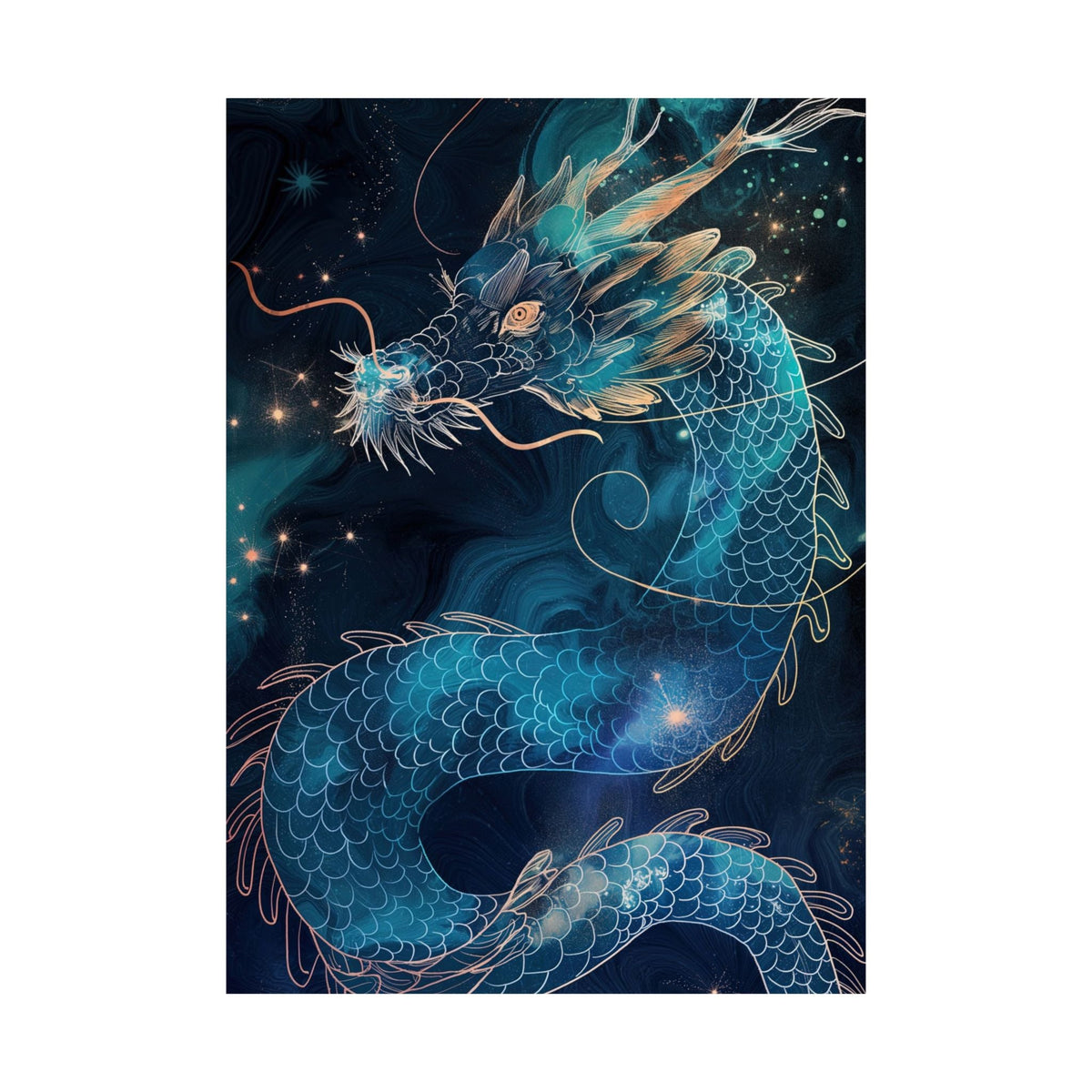Celestial Dragon Poster - JG Visual Arts