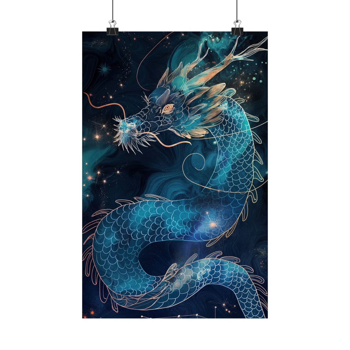 Celestial Dragon Poster - JG Visual Arts