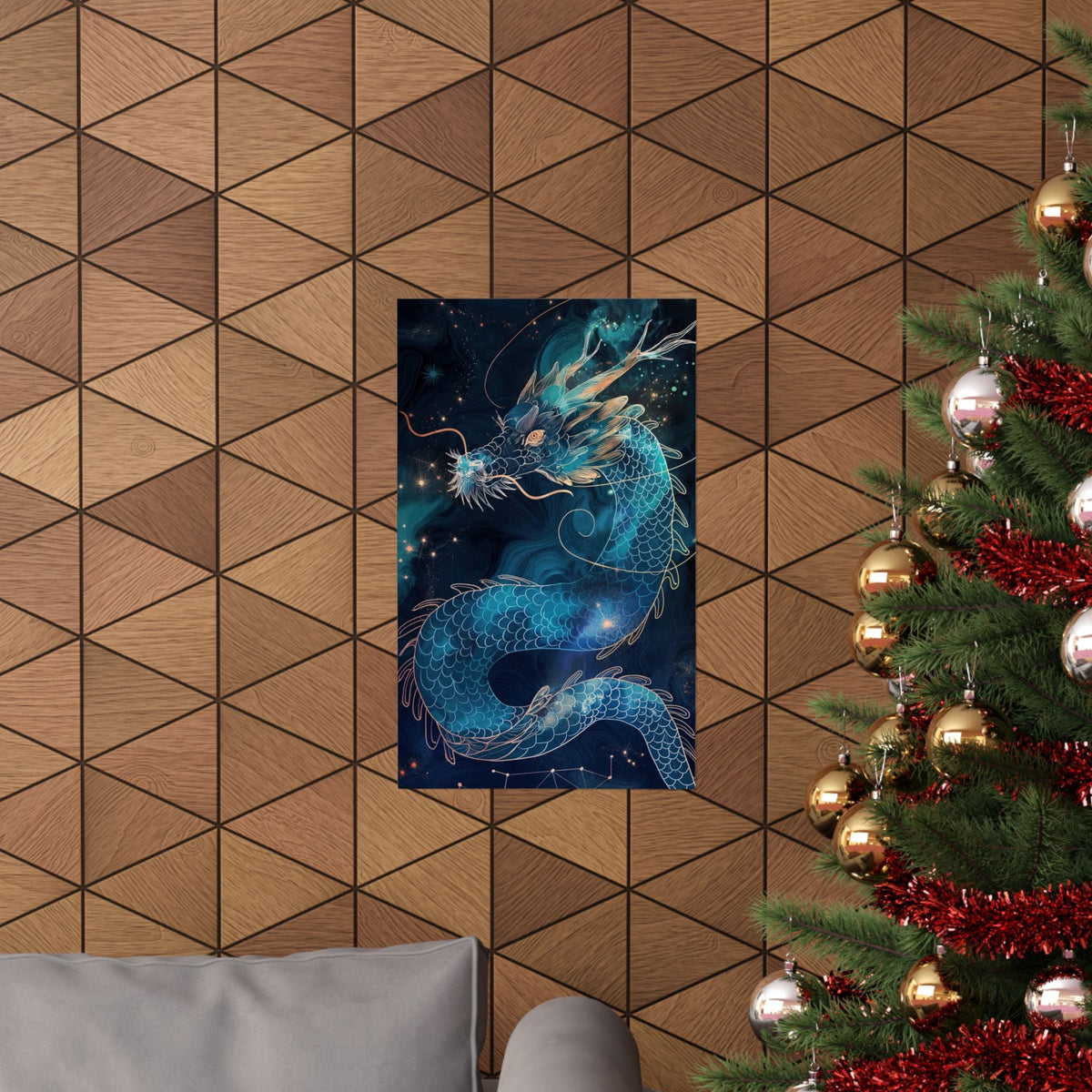 Celestial Dragon Poster - JG Visual Arts