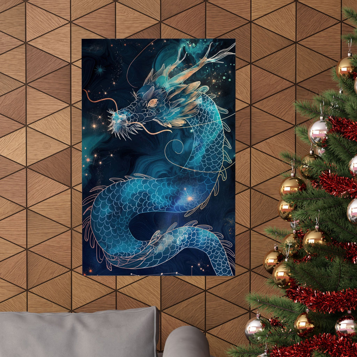 Celestial Dragon Poster - JG Visual Arts
