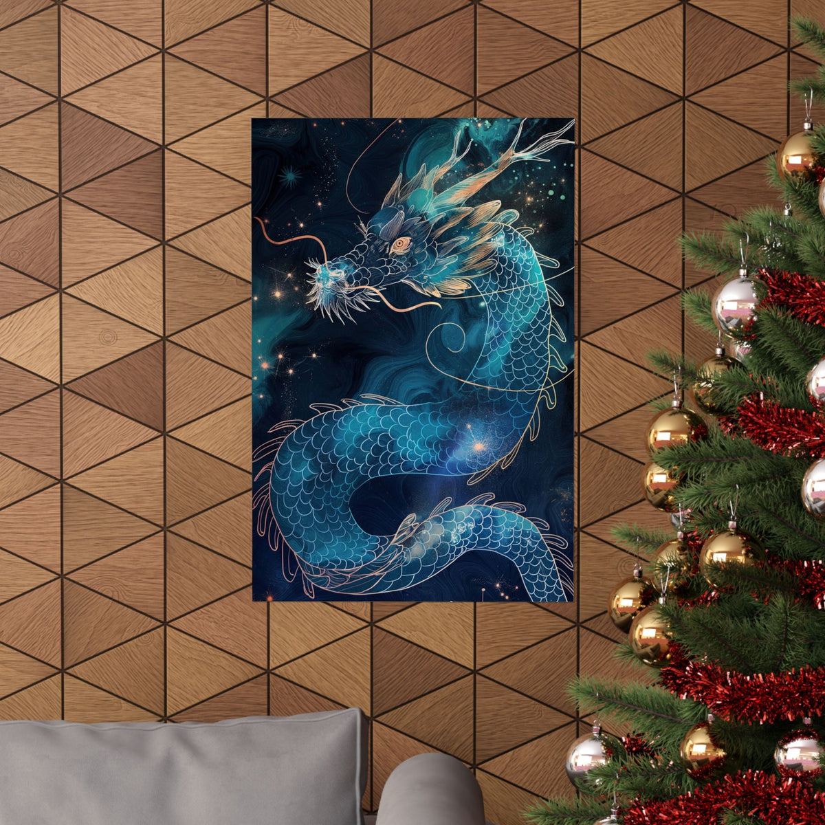 Celestial Dragon Poster - JG Visual Arts