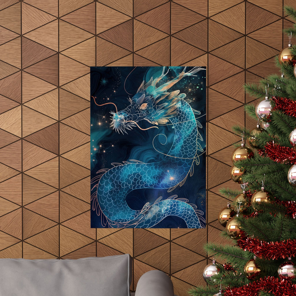 Celestial Dragon Poster - JG Visual Arts