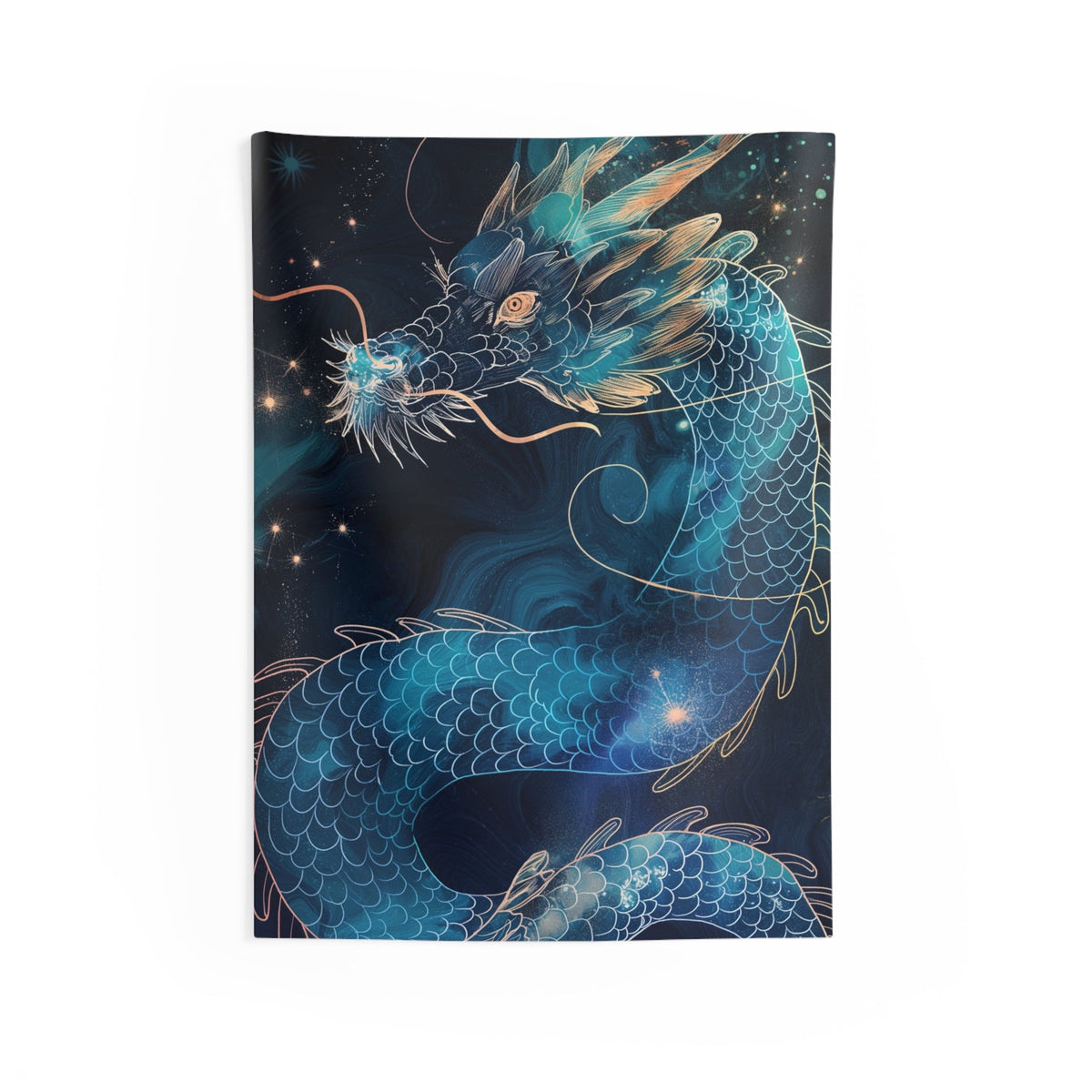 Celestial Dragon Wall Tapestry - JG Visual Arts