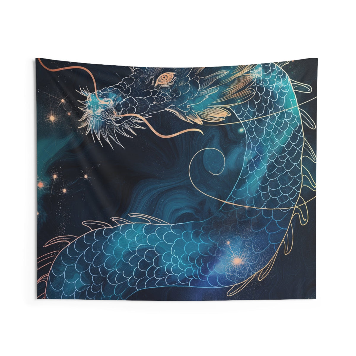Celestial Dragon Wall Tapestry - JG Visual Arts