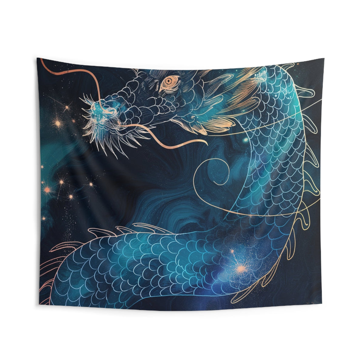 Celestial Dragon Wall Tapestry - JG Visual Arts