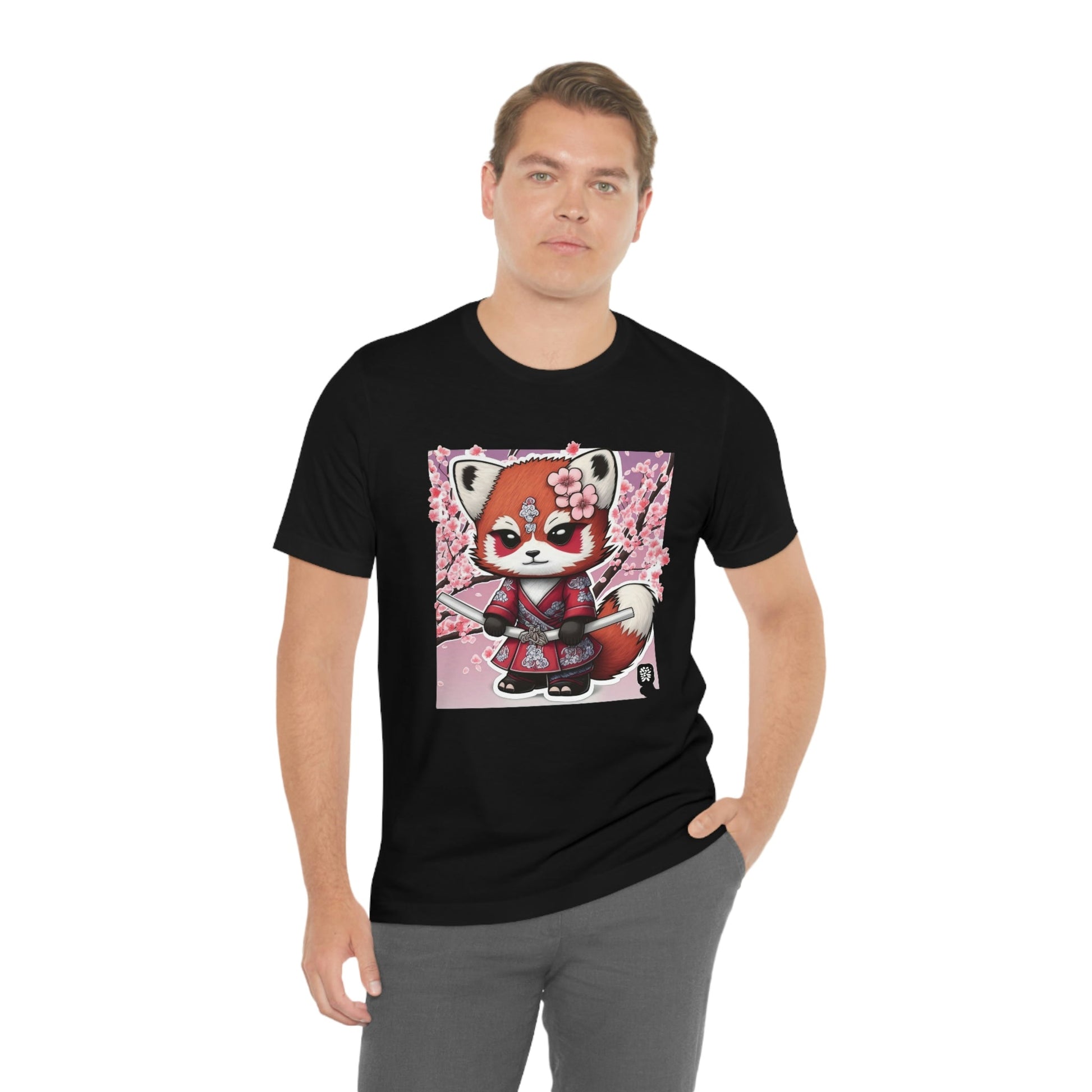 Cherry Blossom Warrior - Unisex Short Sleeve Tee - JDG Visual Arts