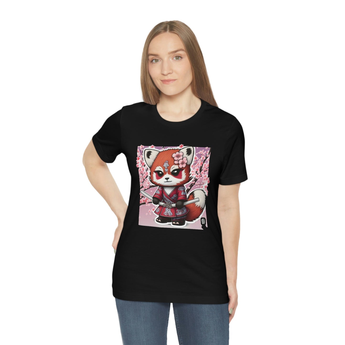 Cherry Blossom Warrior - Unisex Short Sleeve Tee - JDG Visual Arts
