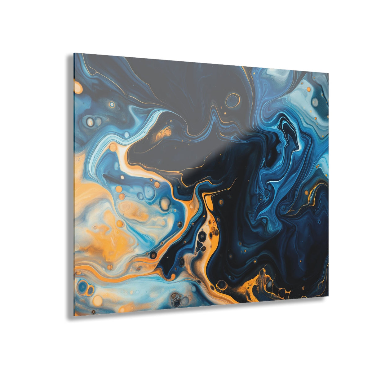 Cobalt Current Acrylic Print - JG Visual Arts